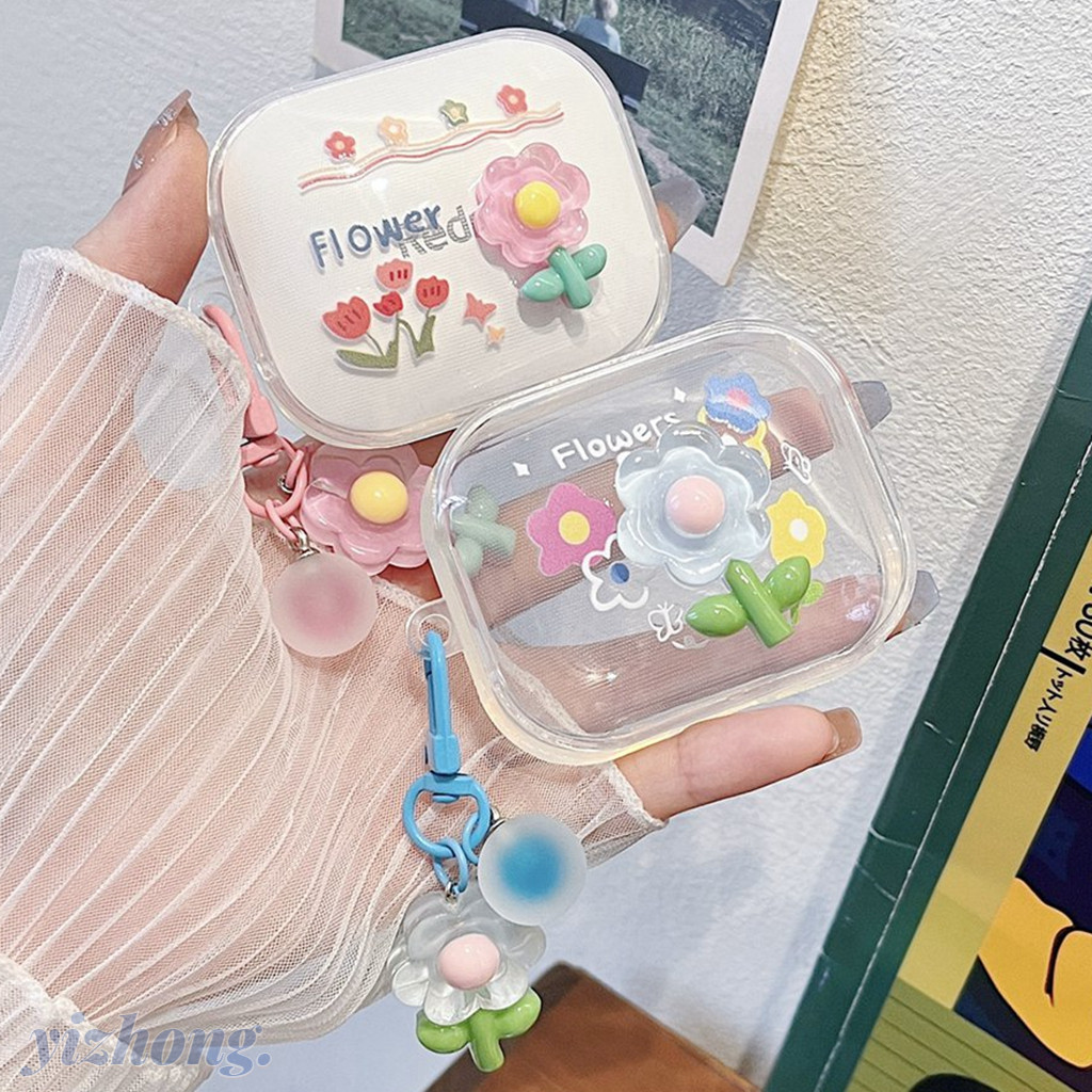 RedMi Buds 5 Earphone Case Cinnamoroll Pachacco Dog Puppy Cartoon Cheese 3D Flowers with Anti-lost P