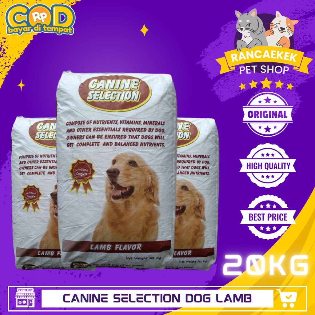 Canine Selection Dog 20 Kg | makanan dogfood 20kg - Lamb