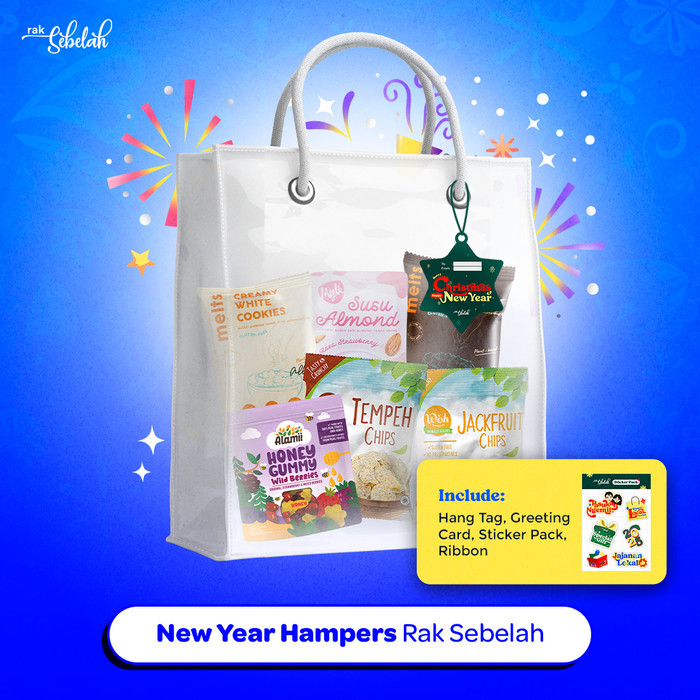 

New Year Hampers Rak Sebelah - Parcel Snack Cemilan Hadiah Tahun Baru