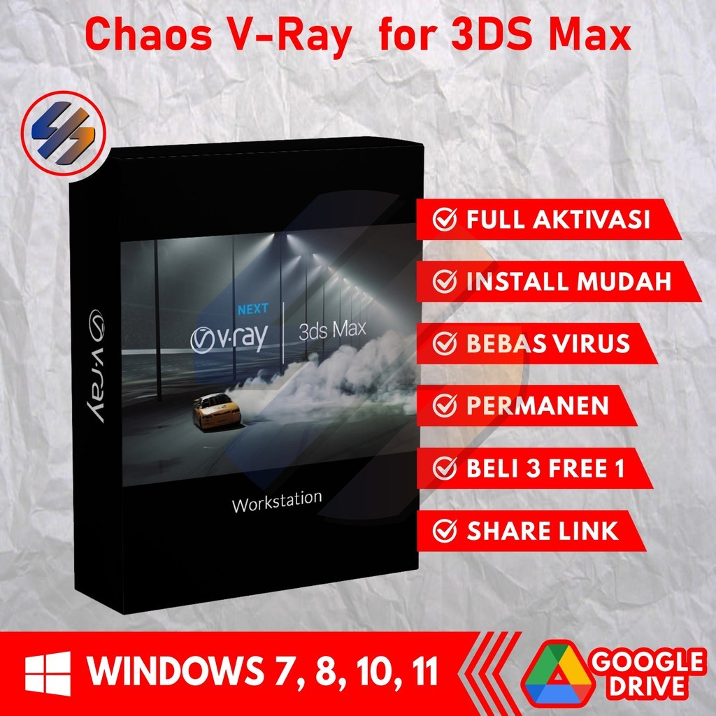Chaos V-Ray 6 for 3DS Max 2019 - 2024 Full Version || Windows || SOFTWARE