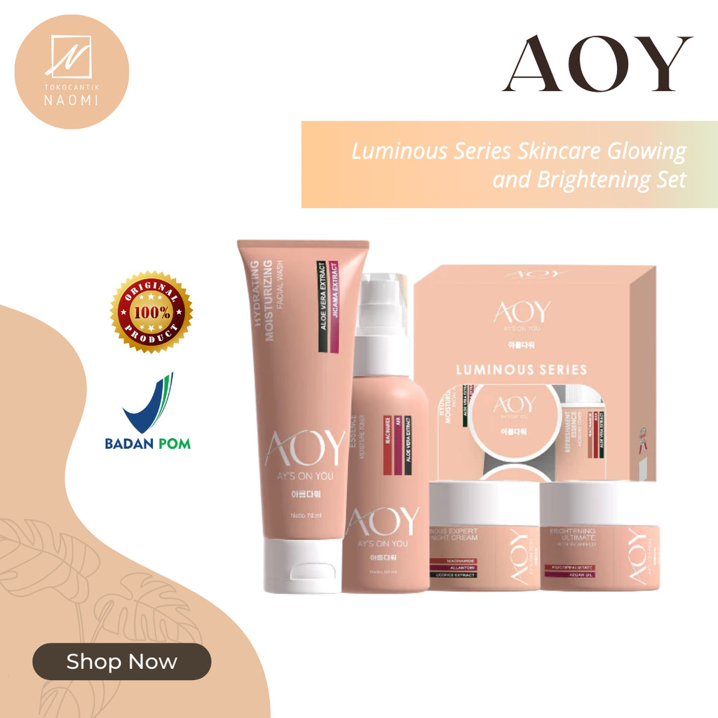 AY'S ON YOU - Luminous Series Skincare Glowing and Brightening Set