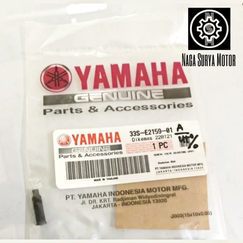 Baut setelan klep Mio S J Z M3 GT Xeon XRide Soul GT 33S-E2159-01 ORI