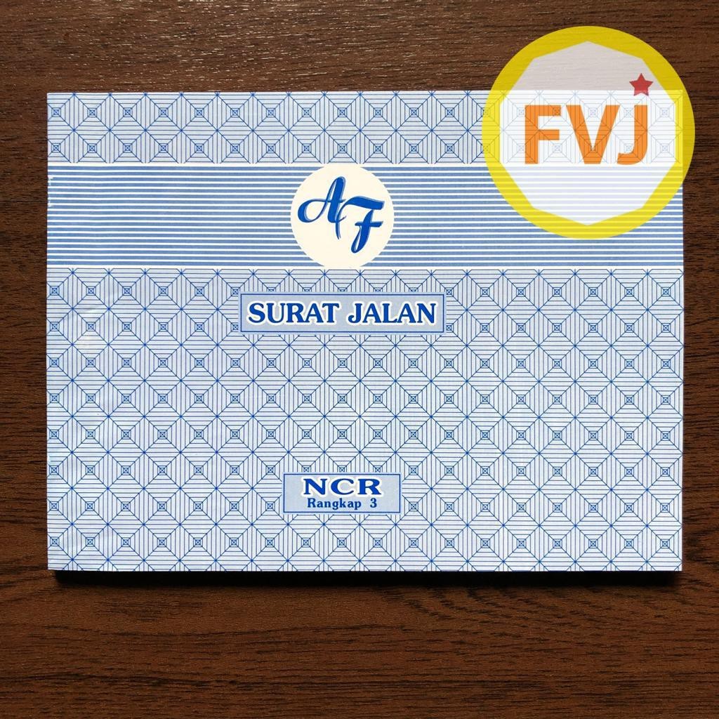 

1 pak isi 10 Buku Nota SURAT JALAN NCR AF 1/2 FOLIO 2 , 3 , 4 ply Rangkap
