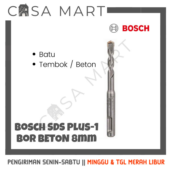 BOSCH Mata Bor Beton 8mm Tembok SDS Plus-1