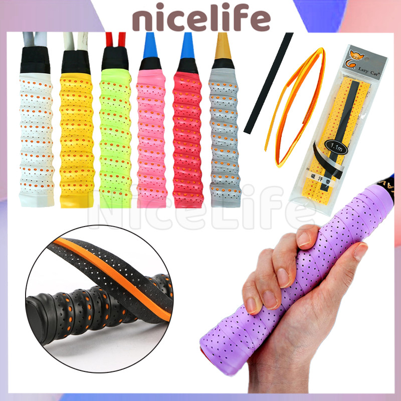 Grip Raket Badminton Karet Model Bintik / Grip Raket Badminton Anti Slip