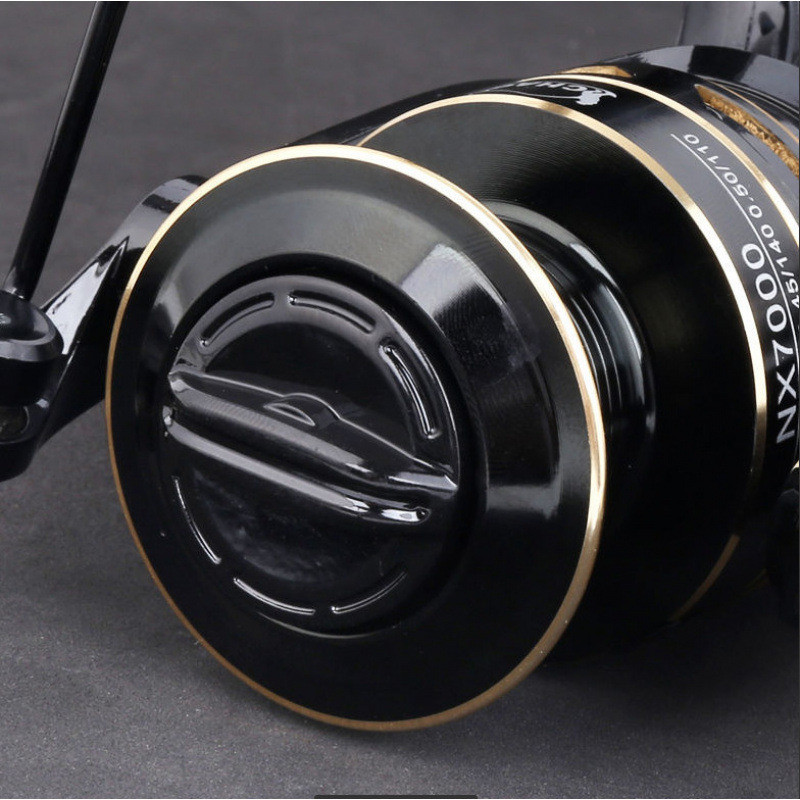 PROMO TERBARU COD Reel Spinning Saltwater HE3000-4000 Fishing Reel 15kg Max Drag Metal Body Handle
