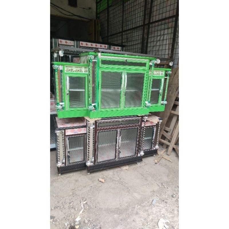 RAK TV / BUFFET TV  Aluminium 4 Keramik ( Khusus Palembang)