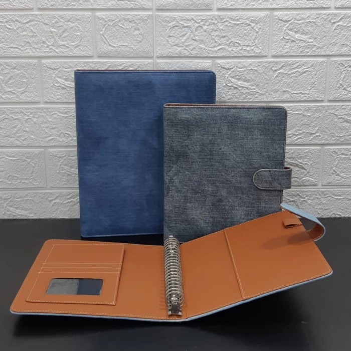 

LARIS -Binder Polos Denim premium / Binder Exclusive A5 & B5 - BD 03, A5 Ring 20