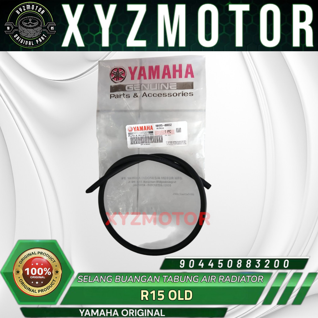 SELANG BUANGAN TABUNG AIR RADIATOR VIXION NEW LED R15 OLD YAMAHA 90445-08832 ORIGINAL