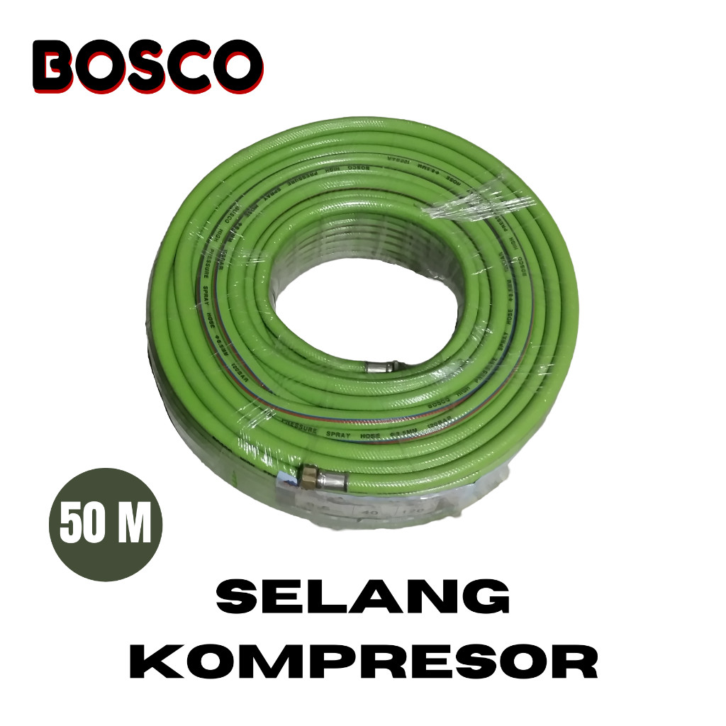 Selang Kompresor BOSCO 50M / BOSCO Selang Angin Kompresor 50 Meter