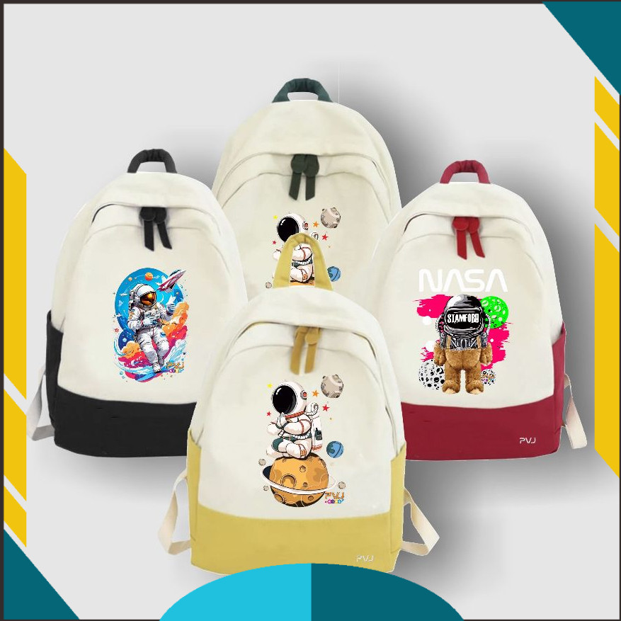 MP Tas Ransel Anak Backpack Casual Big Astronomy NASA Unisex Fashion Kids 06