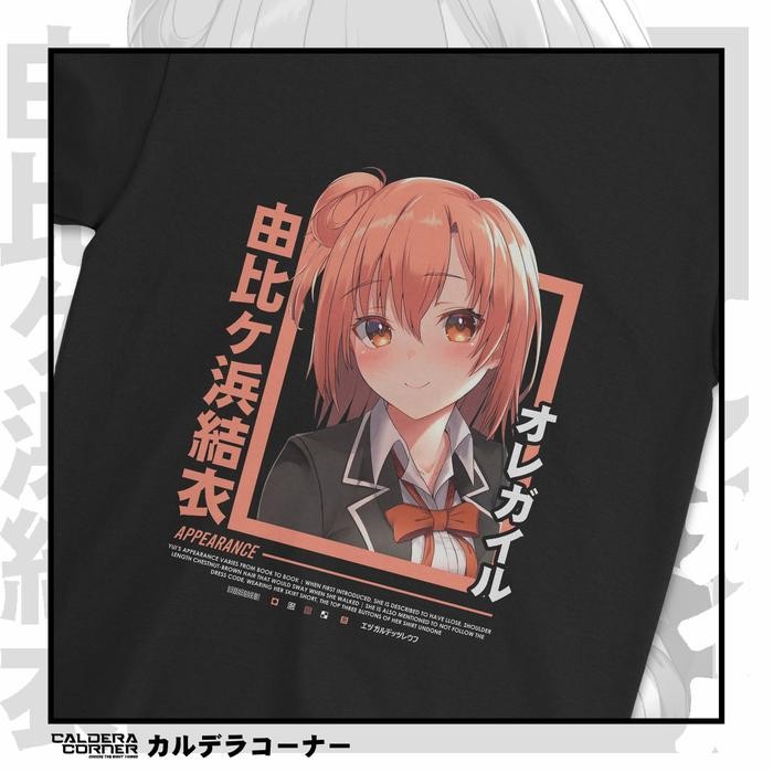 Kaos  Anime Oreigairu Yuigahama Yui Digital Print