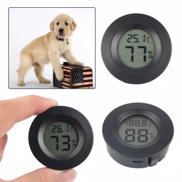 Digital Thermometer Hygrometer Utk Pet, Penetas Telur dll