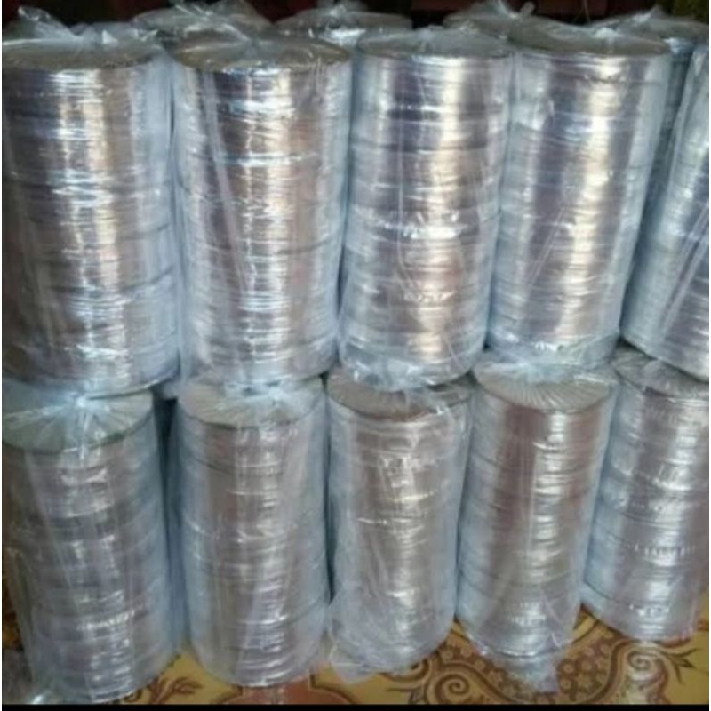 Tali Perak Tali Pengusir Burung Pipit Berat 1000 gram Panjang 800 meter