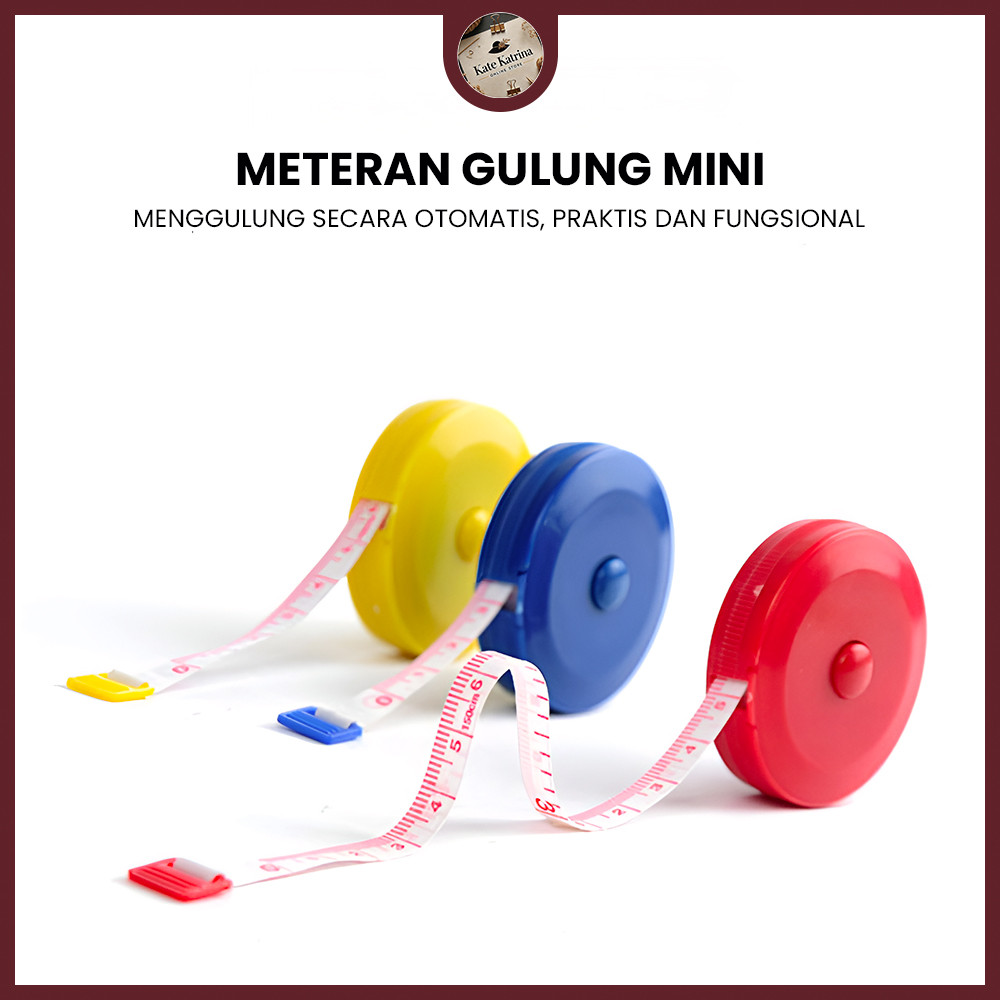 KK METERAN GULUNG MINI ROLL ALAT UKUR BAJU 1, 5