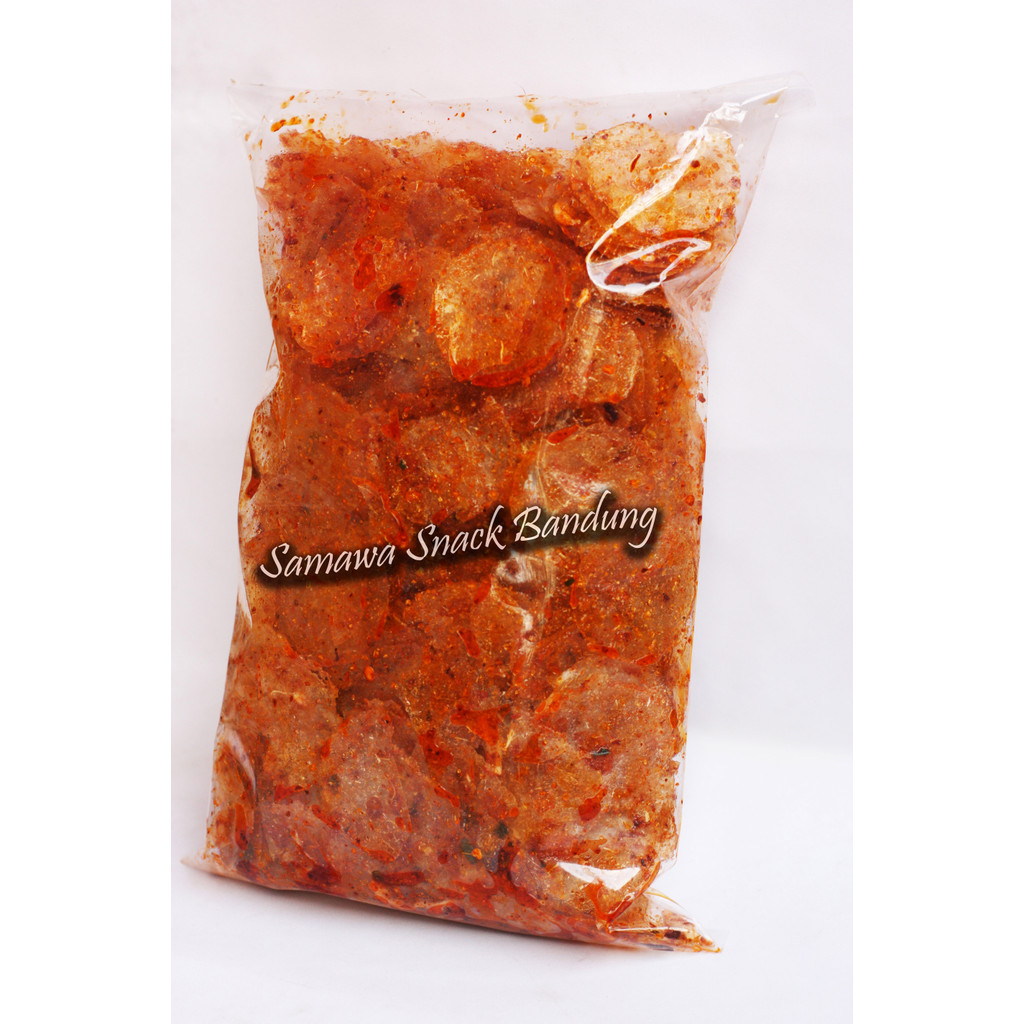 

Seblak Keripik Kaca Extra Pedas Daun Jeruk 500gr