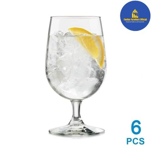 BEST QUALITY 1Set 6pcs Gelas Wine Kaca/Gelas Pesta Besar Brilliance Ukuran 500ml