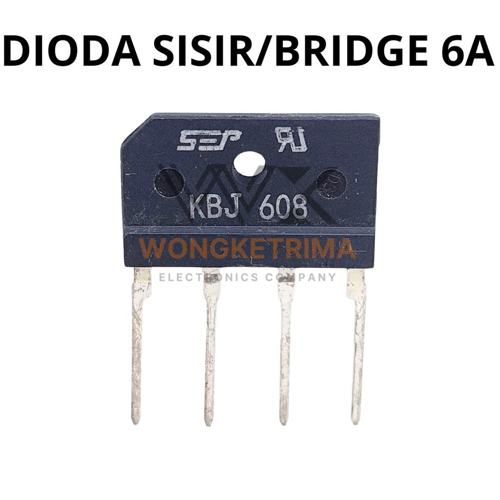 Dioda Bridge 6a Diode Sisir 6 Amper Penyearah Tegangan Ac To Dc