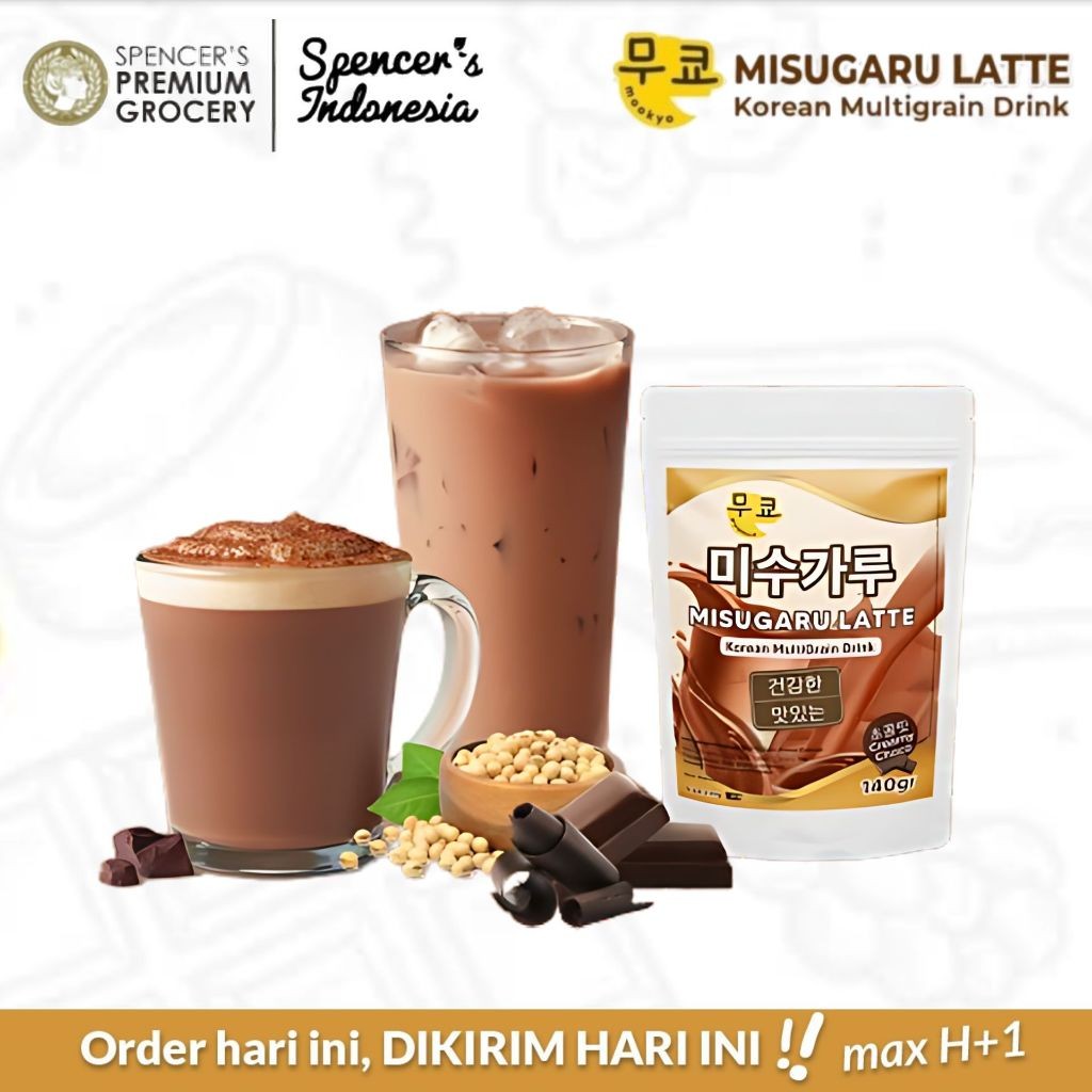 

Spencer's Misugaru Latte Korean Multigrain Drink Creamy Choco - Minuman Sehat Multigrain