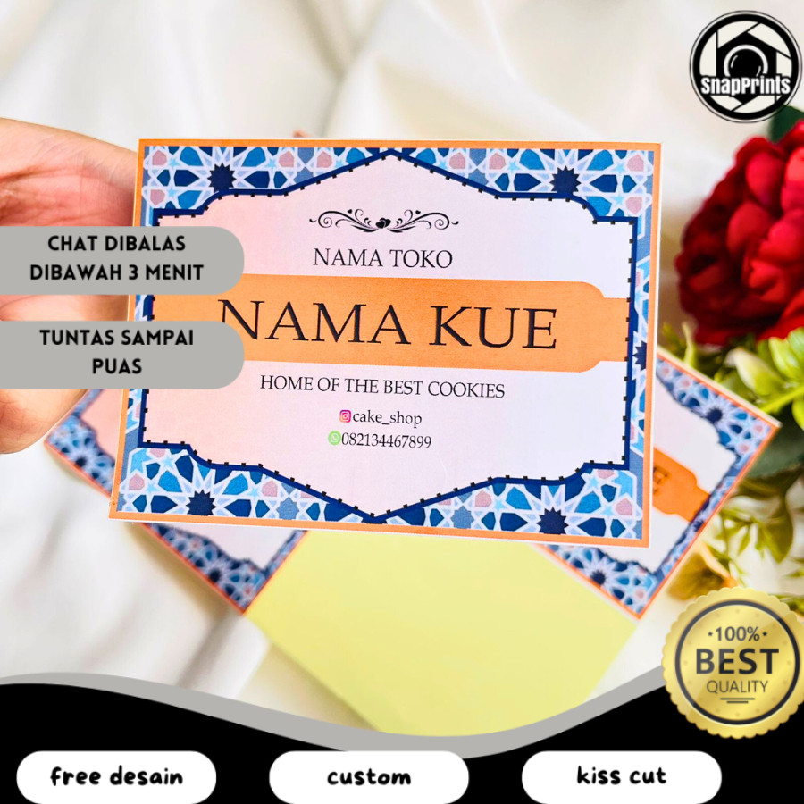 

SP Sticker Toples PERSEGI Custom Lebaran / Idul Fitri / Ramadan / Puasa / Stiker Toples / Packaging
