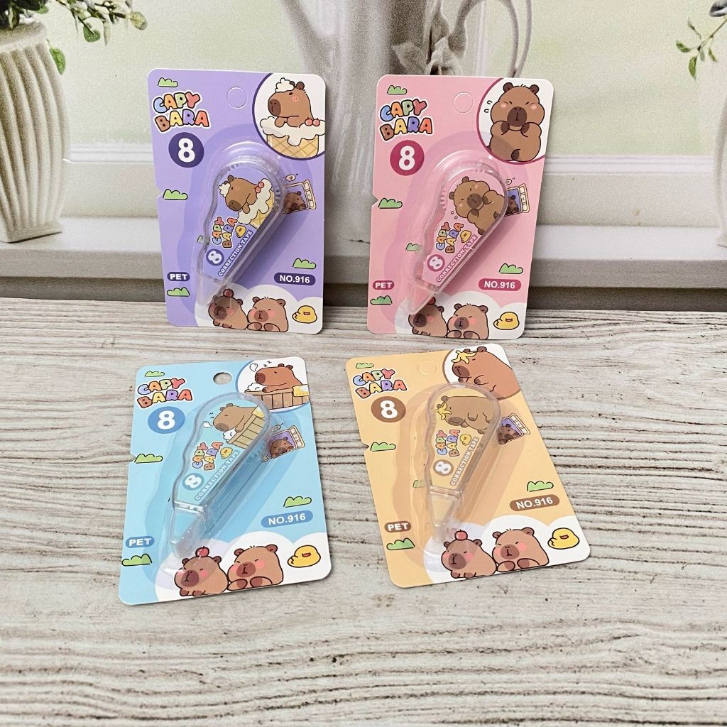 

CT-1819 Correction Tape Satuan Motif Capybara Perlengkapan Sekolah Termurah / Ti pe x Terbaru Versi Capibara Bisa Cod