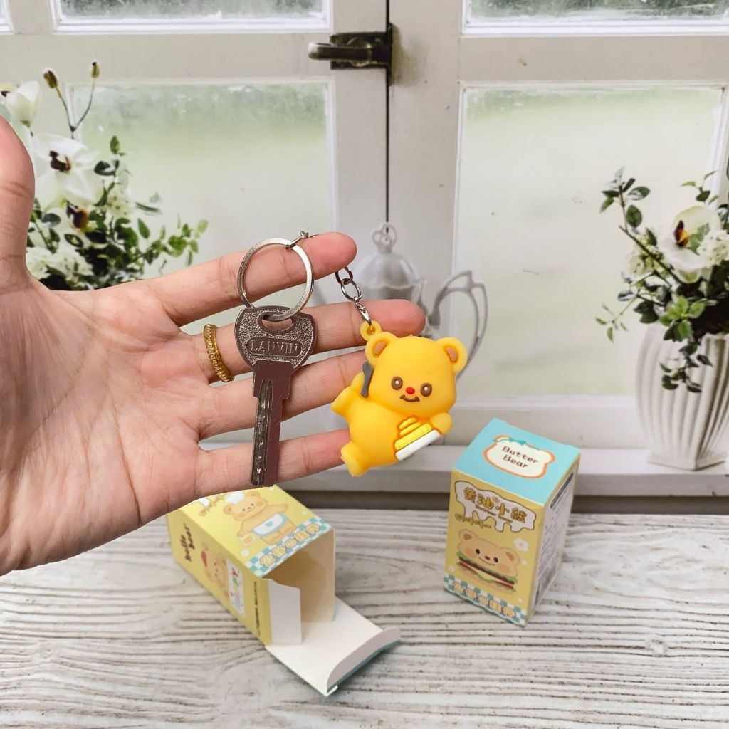 Gantungan Kunci Beruang Mentega GK-1820 BUTTER BEAR Mystery Box Keychain Super Cute Bisa Untuk Soven
