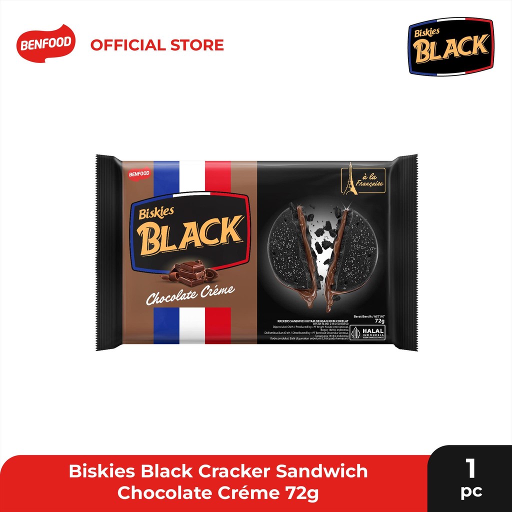 

Biskies Black Cracker Sandwich Chocolate 72g