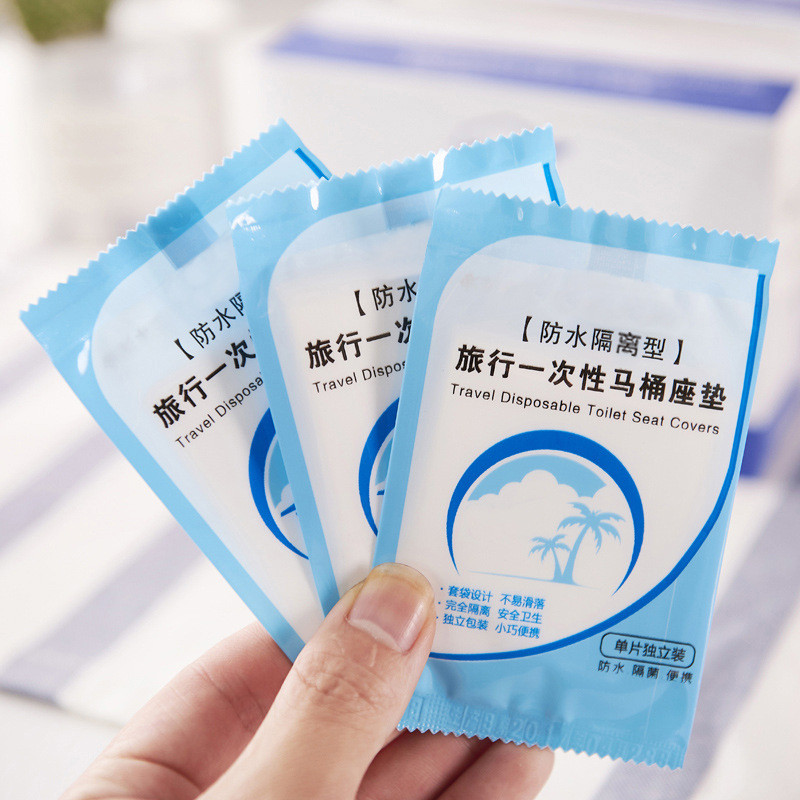 Toilet Seat Paper Alas Duduk WC Kertas Plastik Tisu Kloset Duduk Tissue Portable Paper Closet / Alas