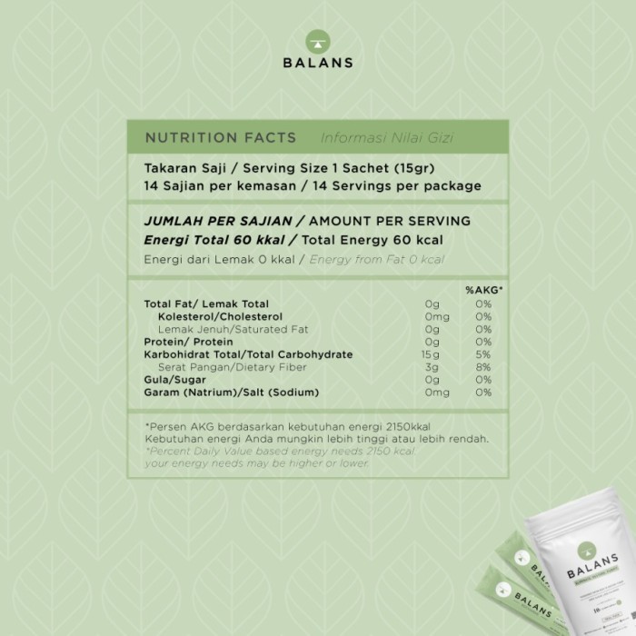 

BALANS ACTIVE / BALANS LITE / BALANS RECHARGE Fiber & Probiotics Drink - TROPICAL FRUIT