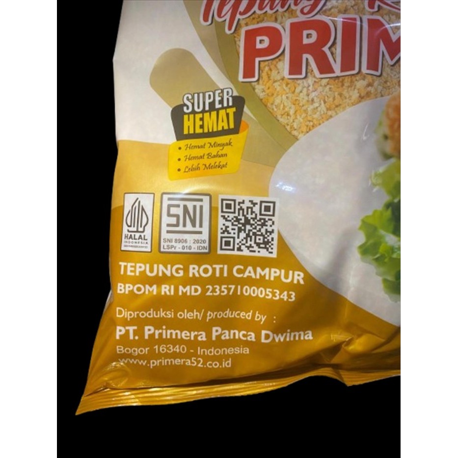 

BREADCRUMB MIX 1 KG - TEPUNG PANIR PRIMERA PANCO - TEPUNG ROTI REPACK