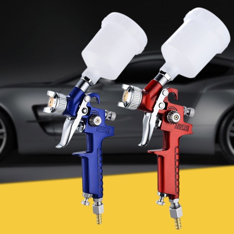 

1 Set Car Furniture Repair Small Mini Hh2000 Pneumatic Spray Paint Sprayer For Painting Car Aerograph Pneumatic Gun