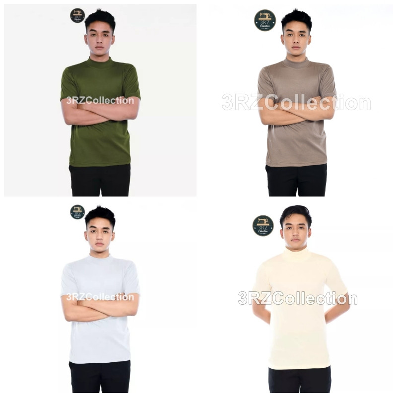 B3 POLISI Satpam Security Kaos Polos Coklat/Putih/Army Kaos Dalaman Leher Panjang Leher Pendek Terba