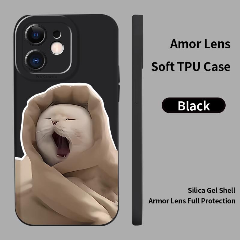 Case For POCO X3 X3 NFC M3 TPU Pro Camera Cute Cat Casing Soft Cover