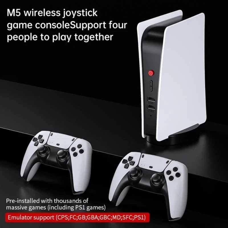 OWLLON Game Console Retro Classic 15K Games with Wireless Gamepad - M5 - A H