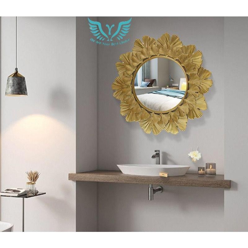 SHAFFSHOP Cermin dinding mewah / Cermin kaca  mewah nordic modern ruang tamu