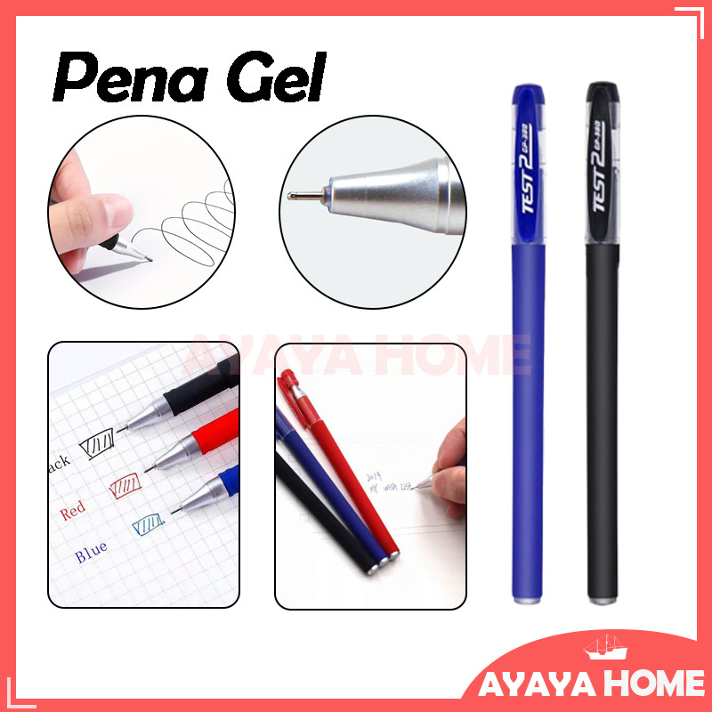 

Pena Gel 0.5mm /Alat Tulis Sekolah Kantor Bolpoint/Tinta Gel Cair
