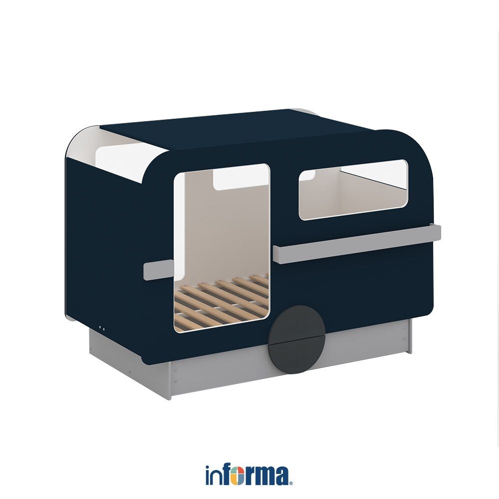 Informa Martin Caravan Set Tempat Tidur Anak - Biru Set Bedroom Furniture Kamar Tidur Set Ranjang An