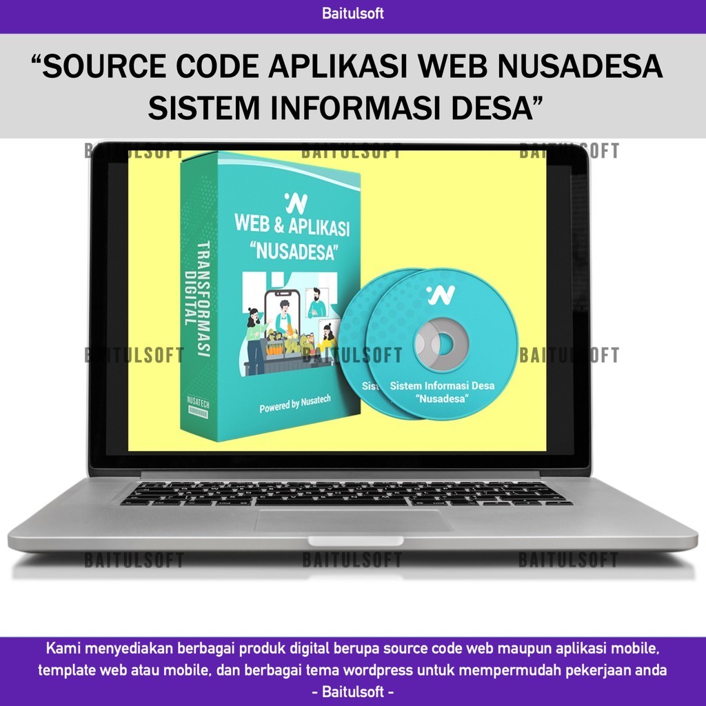 SOURCE CODE APLIKASI WEB SISTEM INFORMASI DESA INCLUDE WEBSITE DESA NUSADESA D49 BLASTCODE