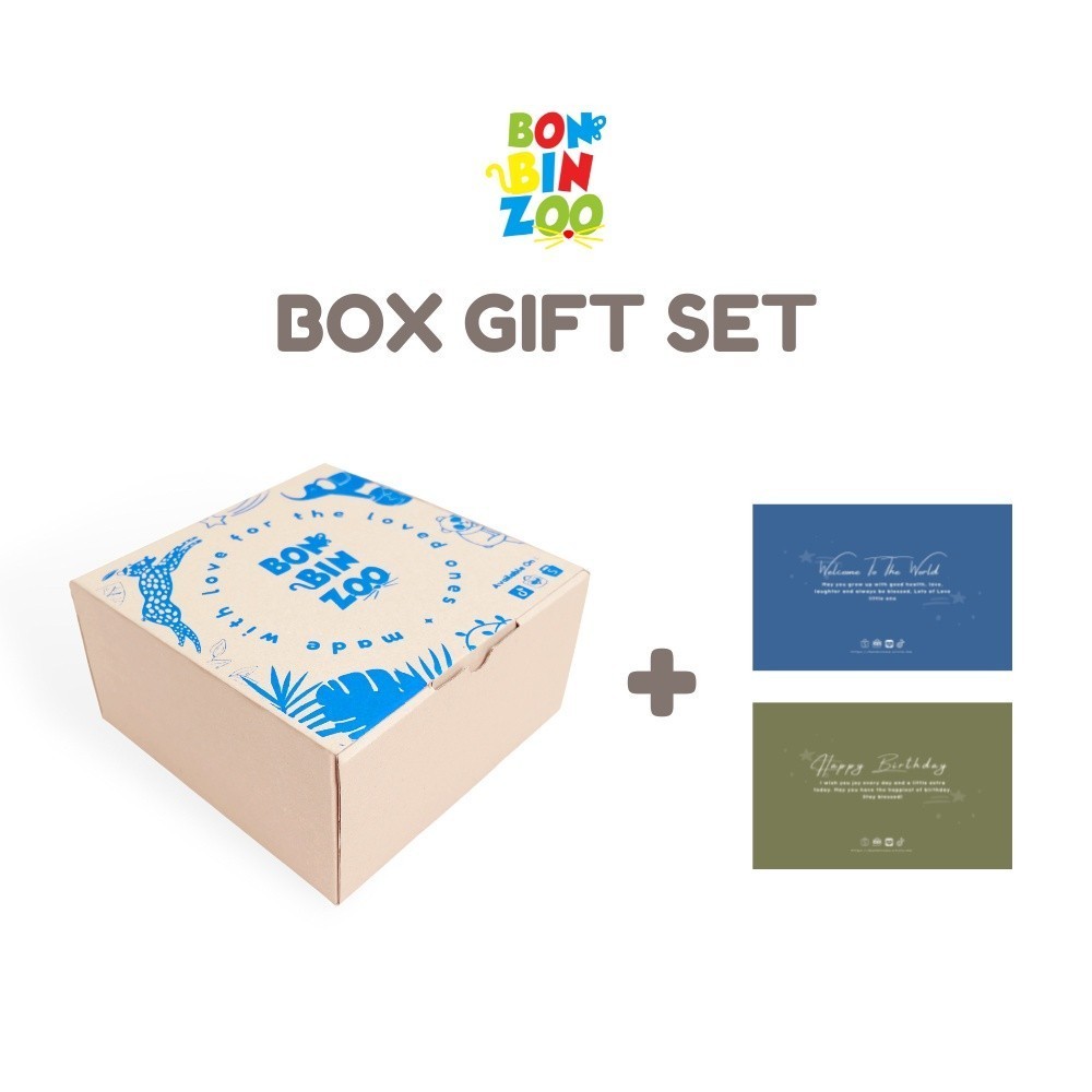 

BONBINZOO - Gift Box + Gift Card Untuk Birthday, Baby Shower atau Newborn