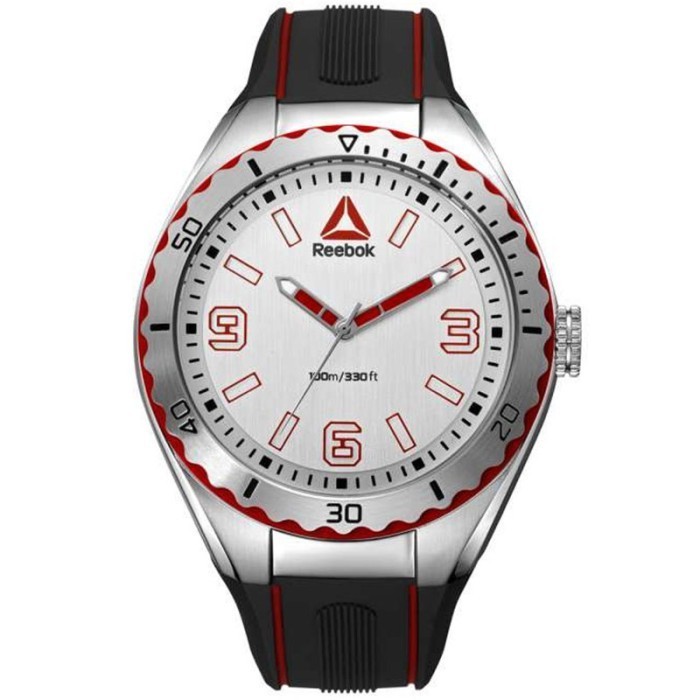 Promo Original REEBOK RD-EMO-G2-S1IB-1R - Jam Tangan Pria Analog - Black Rubber Garansi Resmi 2 Tahu