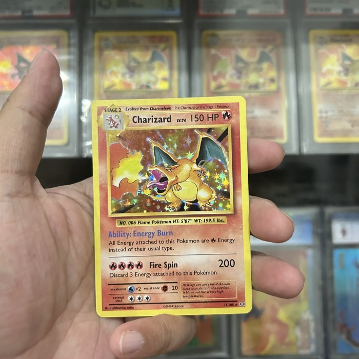 Charizard HOLO rare 1 kartu POKEMON tcg card set english XY evolutions vintage NON (indonesia japan 
