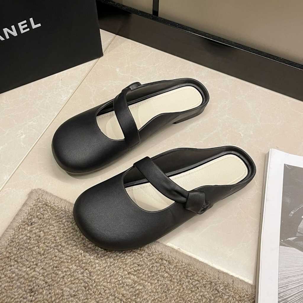 Jackson TG1657 Sandal Wedges Wanita Slop Gesper Ujung Terbuka