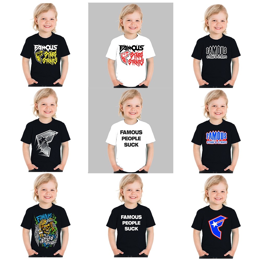 Kaos anak anak famous stars & straps collection