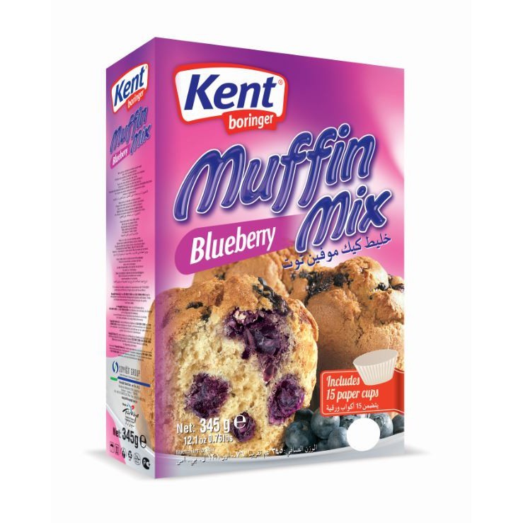 

Premiks Kent Boringer Muffin Mix Blueberry 345gr