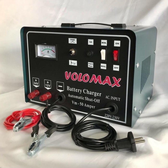 charger accu/aki 20ah-400ah volomax 50A(12v/24v) VM50