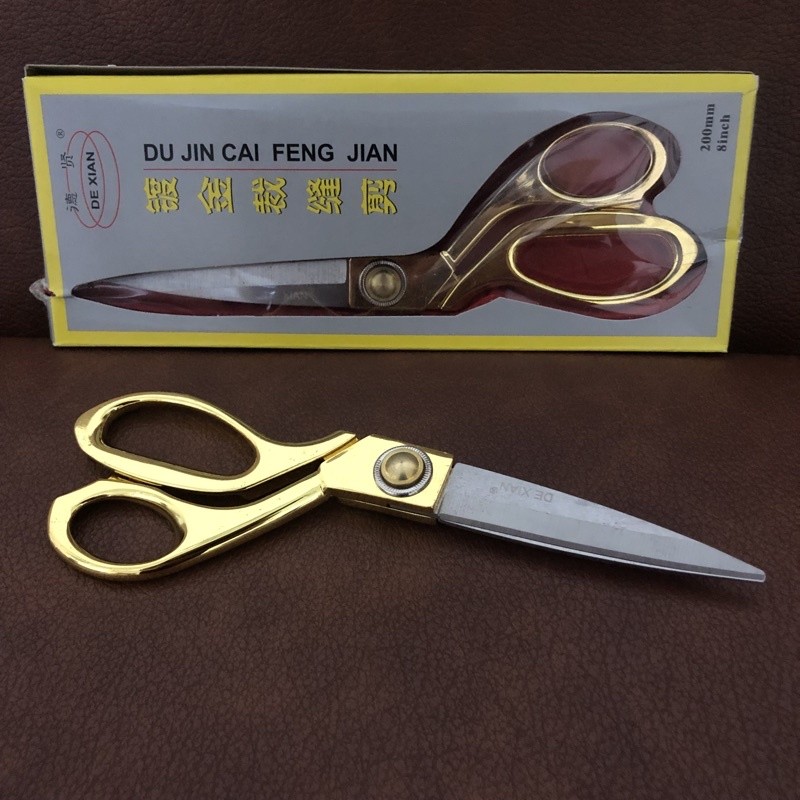 

gunting kain tajam pegangan EMAS 8 inch dan 9 inch