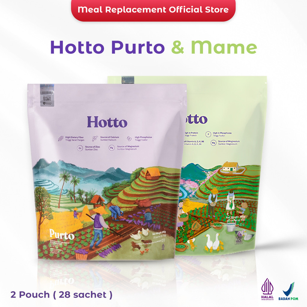 

SALE Hotto Purto Multigrain with Purple Potato 2 pouch
