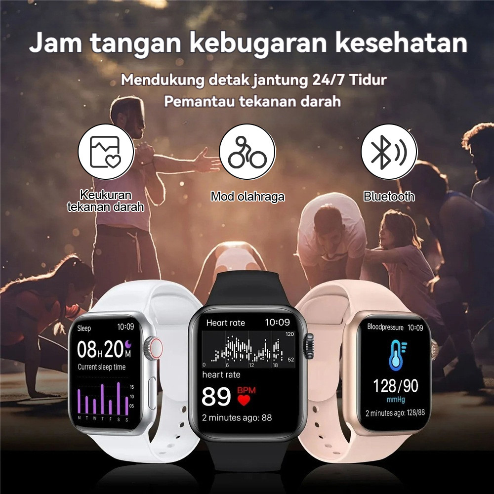 detak jantung Monitor panggilan Smartwatch i9 ProMax S Smartwatch gerakan