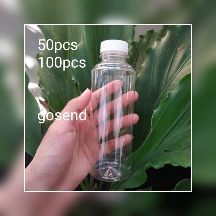 Botol Almond 250ml Botol Plastik 50pcs - Putih, 250 ml