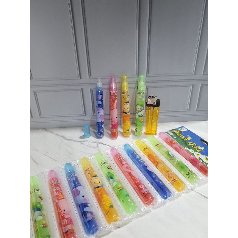 

LEM BIASA ATAU GLITER RENCENG ISI 12PC /LEM LABA-LABA/LEM / MAINAN